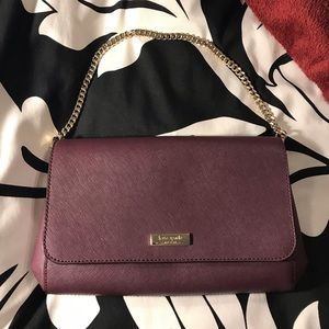 Kate Spade Maroon Cross Body Purse